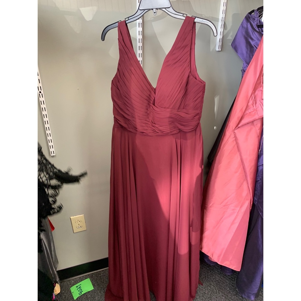 Maroon formal dress